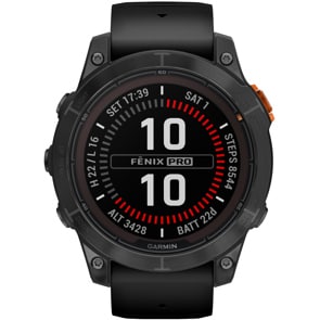 Garmin Fenix 7 Pro Solar Schwarz / Schiefergrau
