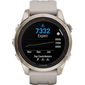 Garmin Fenix 7S Pro Sapphire Solar Beige