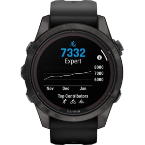 Garmin Fenix 7S Pro Sapphire Solar Schwarz