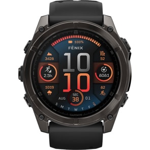 Garmin Fenix 8 - 51mm AMOLED Sapphire Schwarz / Carbongrau