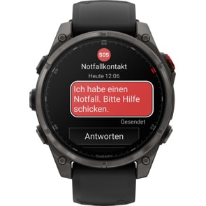 Garmin Fenix 8 Pro - 47mm AMOLED Sapphire Noir / Gris Carbone