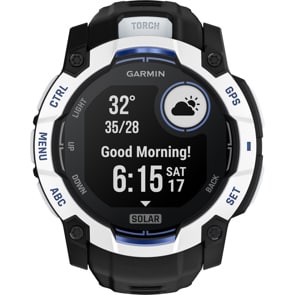 Garmin Instinct 3 – 50mm SOLAR Schwarz / Steinweiss