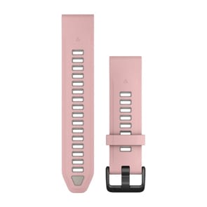 Garmin QuickFit Silikonarmband Dust Rose / Nebelgrau 20mm