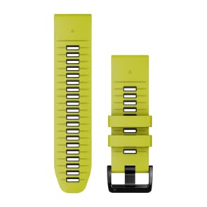Garmin QuickFit Silikonarmband Elektrischer Kalk / Graphit 26mm