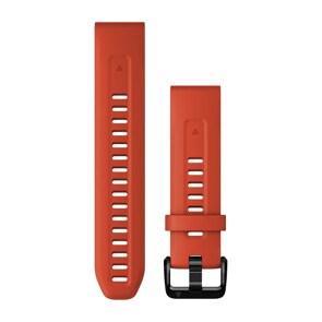 Garmin QuickFit Silikonarmband Flammenrot 20mm
