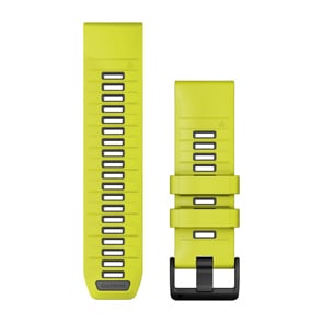 Garmin QuickFit Silikonarmband Gelb / Graphit 26mm