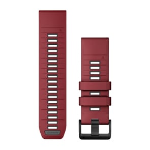 Garmin QuickFit Silikonarmband Marsala / Graphit 26mm