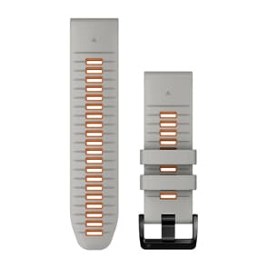Garmin QuickFit Bracelet en Silicone Gris / Orange 26mm