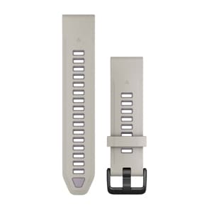 Garmin QuickFit Silikonarmband Nebelgrau / Lavendel  20mm