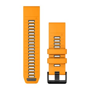 Garmin QuickFit Silikonarmband Orange / Graphit 26mm