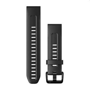Garmin QuickFit Bracelet en Silicone Noir 20mm