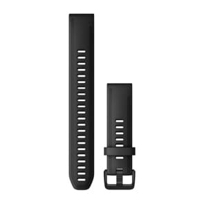 Garmin QuickFit Silikonarmband Schwarz 20mm