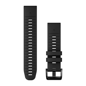 Garmin QuickFit Silikonarmband Schwarz 22mm