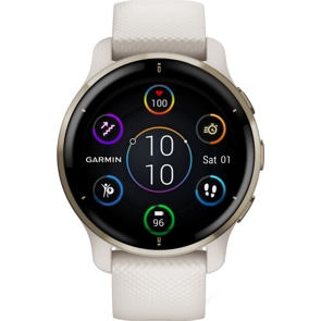 Garmin Venu 2 Plus Smartwatch Ivoire / Doré