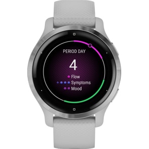 Garmin Venu 2S Smartwatch Hellgrau / Silber