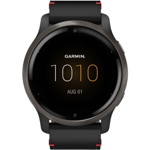 Garmin Venu 2 Smartwatch Leder schwarz