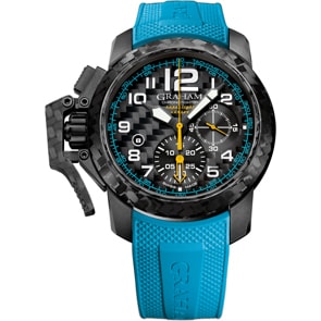 Graham Chronofighter Superlight Carbon Blue