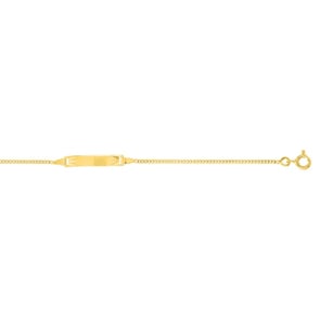 Gravurarmband 375/9 K Gelbgold diamantiert 1.3mm