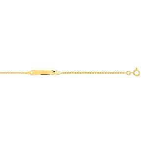 Gravurarmband 375/9 K Gelbgold diamantiert 1.8mm