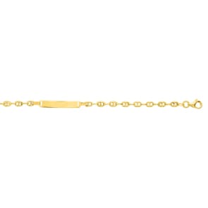 Gravurarmband 375/9 K Gelbgold halbmassiv 3.1mm