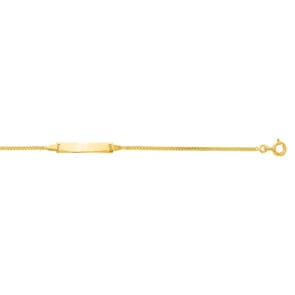 Gravurarmband 375/9 K Gelbgold klassisch 1.4mm