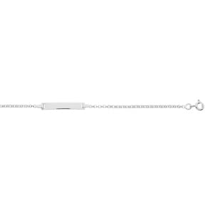 Gravurarmband 375/9 K Weissgold klassisch 1.5mm
