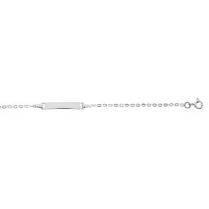 Gravurarmband 375/9 K Weissgold klassisch 1.5mm