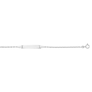 Gravurarmband 375/9 K Weissgold klassisch 1.5mm