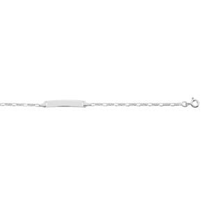 Gravurarmband 375/9 K Weissgold klassisch 1.6mm