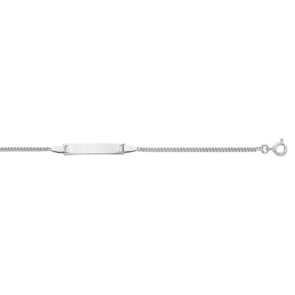 Gravurarmband 375/9 K Weissgold klassisch 1.9mm