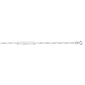 Gravurarmband 375/9 K Weissgold klassisch 2.2mm
