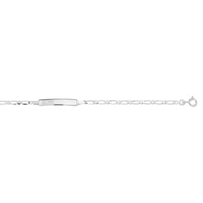 Gravurarmband 375/9 K Weissgold klassisch 2.2mm