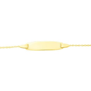 Gravurarmband 750/18 K Gelbgold 0.8mm