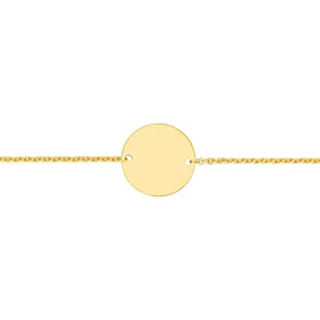 Gravurarmband 750/18 K Gelbgold 1.0mm