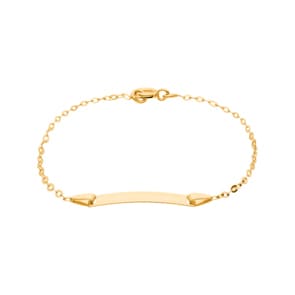Gravurarmband 750/18 K Gelbgold 1.2mm