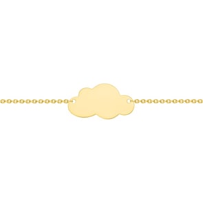 Gravurarmband 750/18 K Gelbgold 1.3mm