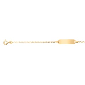 Gravurarmband 750/18 K Gelbgold 1.7mm - 13cm