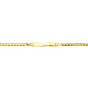 Gourmette bébé or jaune 750/18 ct 2.8mm - 14cm