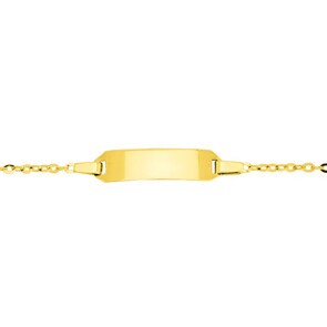 Gravurarmband Anker 750/18 K Gelbgold 1.9mm - 13cm