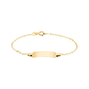 Gravurarmband Anker 750/18 K Gelbgold 1.9mm - 13cm