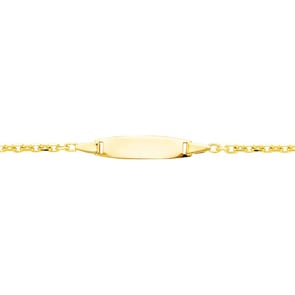 Baby Cable Bracelet 750/18 K Yellow Gold 2.6mm - 14cm