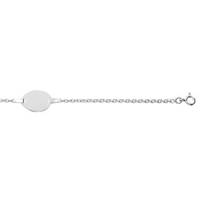 Gravurarmband Anker 925 Silber rhodiniert 2.0mm