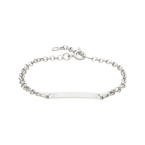 Gourmette bébé forçat Argent rhodié 2.9mm
