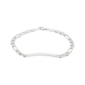 Gravurarmband Fantasie 925 Silber rhodiniert 4.1mm