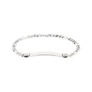 Bracelet figaro à graver argent 925 5.0mm