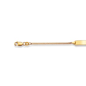 Gravurarmband / ID-Bracelet 750/18 K Gelbgold 1.7 mm