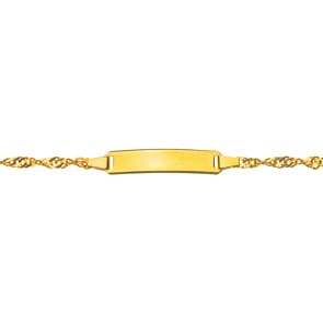 Bracelet pour enfants or jaune 750/18 ct 2.4 mm