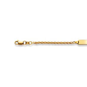 Bracelet pour enfants or jaune 750/18 ct 2.5 mm