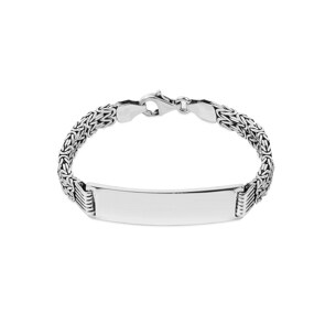 Gravurarmband König 925 Silber 6.0mm