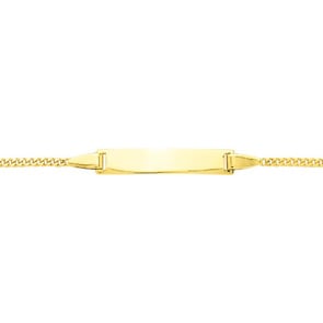 Gravurarmband Panzer 750/18 K Gelbgold 1.7mm - 14cm